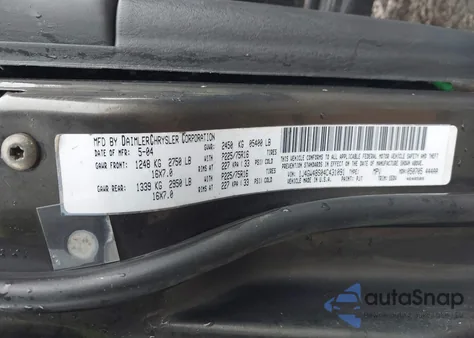 2004 Jeep Grand Cherokee Laredo из США, поврежденный, VIN 1J4GW48S04C431091